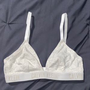 Cream Calvin Klein Bralette size small